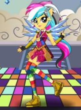 Dress up Rainbow Dash Dance Magic游戲截圖1