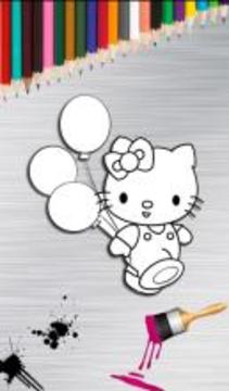Coloring Book for Kitty游戲截圖1