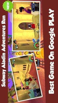 Subway Aladin Adventures Game游戲截圖1