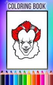 How To Color Pennywise IT (Pennywise Coloring)游戲截圖2