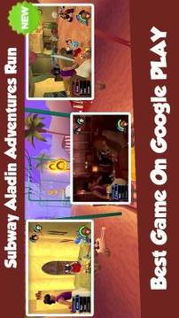Subway Aladin Adventures Game游戲截圖4