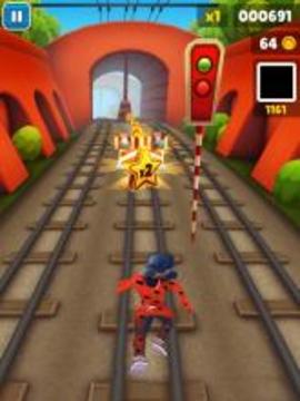 Subway miraculous Run游戲截圖1
