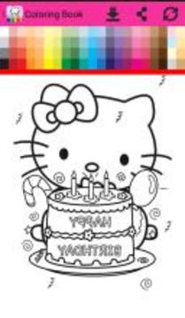 Coloring Book for Kitty游戲截圖3