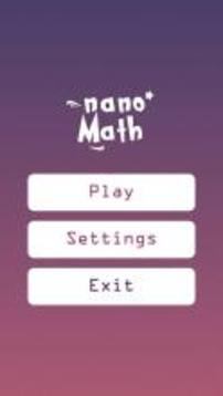 Nano Math: Train your Brain & Challenge Friends游戲截圖2