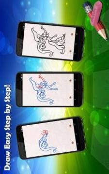 Drawing Lessons Fairy Little Pony Dolls游戲截圖2