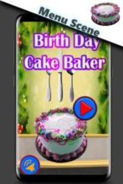 Birthday Cake Baker Factory – Dessert Function游戲截圖1