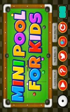 Mini Pool for Kids游戲截圖1