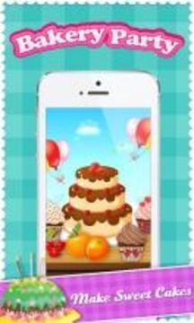 Bakery Party! Cupcake Salon游戲截圖1