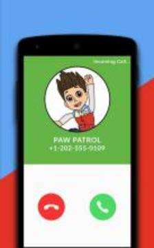 Fake Call From Paw Patrol游戲截圖1