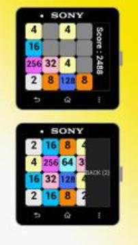 2048 for SmartWatch 2游戲截圖1