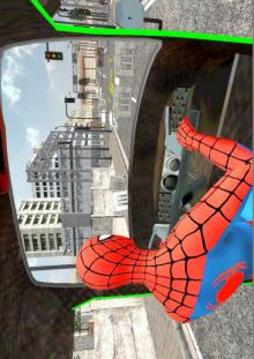 Spider Hero Tuk Tuk Rikshaw drift Parking游戲截圖2