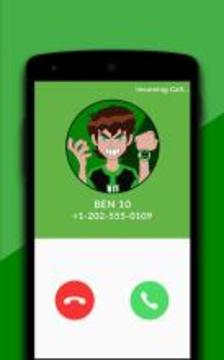 Ben 10 Fake Calling Simulator游戲截圖1