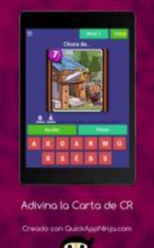 Adivina la Carta de CR ~ Quiz adivina el personaje游戲截圖3