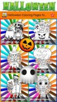Halloween Coloring Pages For Kids *游戲截圖2