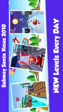 Subway Santa Xmas 2018 Game游戲截圖3