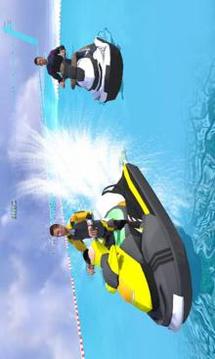 Water Slide Boat Racing Real游戲截圖1