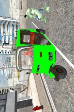 Spider Hero Tuk Tuk Rikshaw drift Parking游戲截圖4