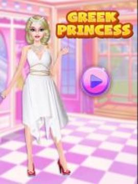 Greek Princess Makeover- Makeup Salon游戲截圖3