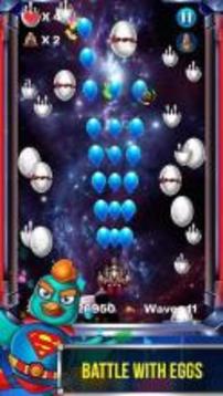Chicken Shooter - Space Shooting游戲截圖3