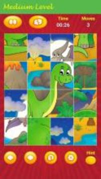 Dinosaurs Puzzles Game游戲截圖2