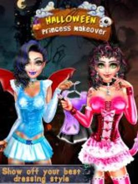 Halloween Princess Makeover - Free Halloween Games游戲截圖4
