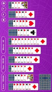 Classic Spider Solitaire游戲截圖4