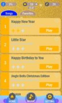 Piano gold Tiles 2018游戲截圖4