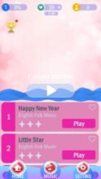 Pink Piano Tiles 2017游戲截圖1