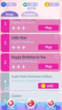 Pink Piano Tiles 2017游戲截圖3
