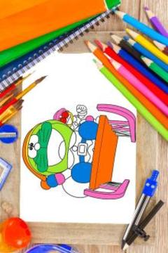 coloring book : Nobita Super Heroes游戲截圖4