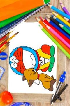 coloring book : Nobita Super Heroes游戲截圖3