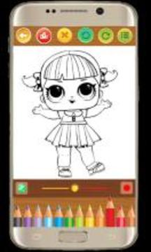 Lol coloring book for Draw Dolls Surprise游戲截圖4