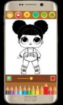 Lol coloring book for Draw Dolls Surprise游戲截圖2