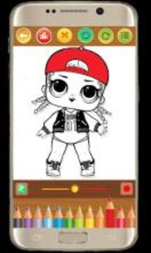 Lol coloring book for Draw Dolls Surprise游戲截圖3