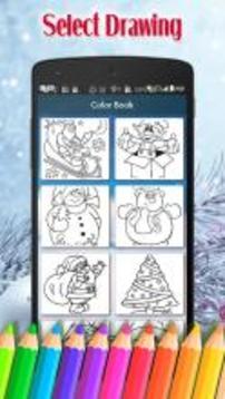 Xmas Coloring book Games游戲截圖2