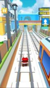 Santa Xmas Surf - subway Adventure游戲截圖4