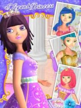 Princess 3D Salon - Girls Game游戲截圖4