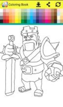 Coloring Book for Clash游戲截圖1