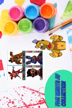 Coloring Book Five Nights FNAF游戲截圖4