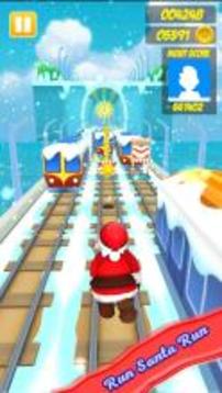 Santa Xmas Surf - subway Adventure游戲截圖2