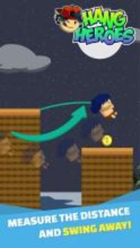 HANG HERO SWING ROPE ADVENTURE游戲截圖3