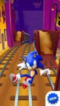 Subway Sonic Run Game游戲截圖1