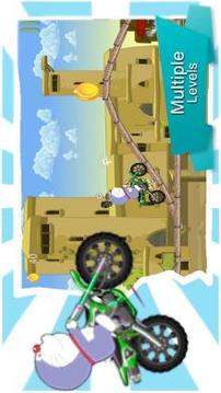 Doramon motorbike hill race climbing游戲截圖1