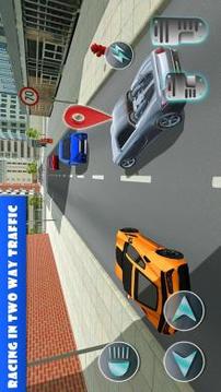 城市公路交通速度賽車手漂移倦怠 3d 2017游戲截圖2