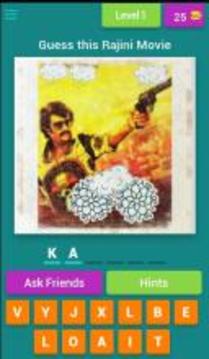 Superstar Rajini Movie Quiz游戲截圖1