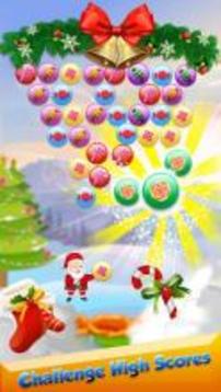 Santa Bubble Shooter - Christmas Candy fun游戲截圖3