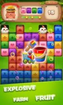Fruit Block Boom - Puzzle Crush Legend游戲截圖2