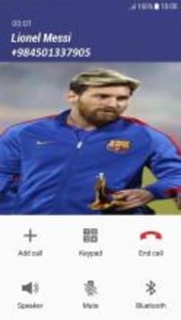Fake Call Lionel Messi游戲截圖2