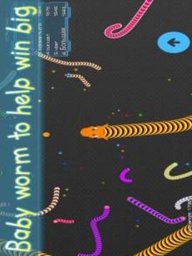 Slither Worm.IO Dash Mask 2 - Viper & Snake Eater游戲截圖2