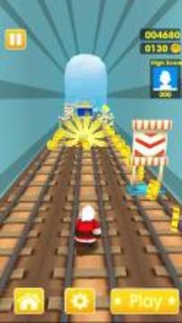 Subway Santa Claus Run游戲截圖5